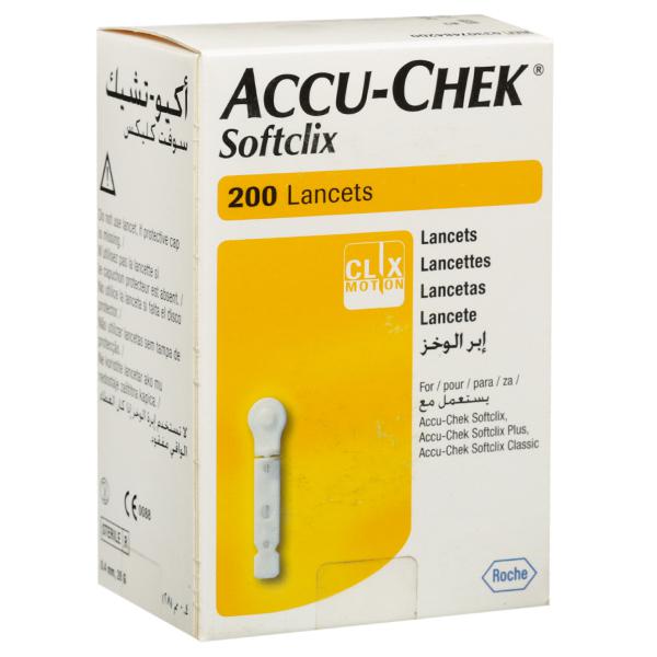 Accu-Chek-Softclix-Blood-Lancets-200-Pcs.jpg ابر الوخز Accu Chek Softclix Blood Lancets 200 Pcs - الصورة 1