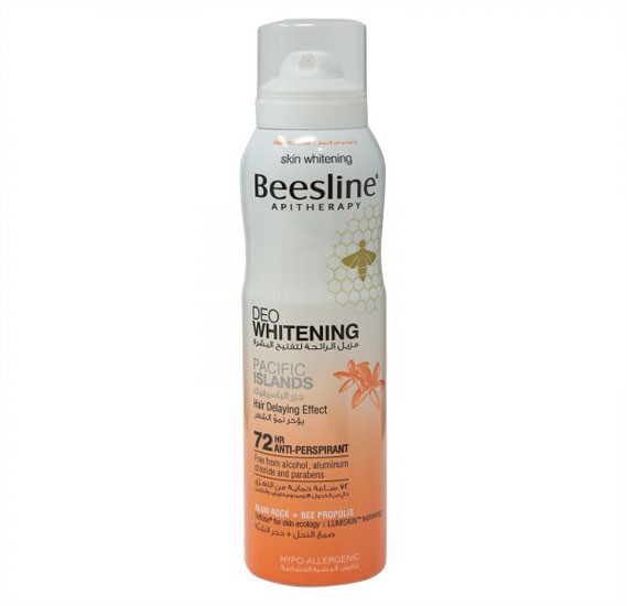 Beesline-Pacific-Islands-Whitening-Deo-Spray-150-ml.jpg مزيل العرق Beesline Pacific Islands Whitening Deo Spray 150 ml - الصورة 1