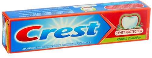 Crest-Cavity-Protection-Herbal-Toothpaste-125ml.jpg معجون الأسنان Crest Cavity Protection Herbal Toothpaste 125ml - الصورة 1