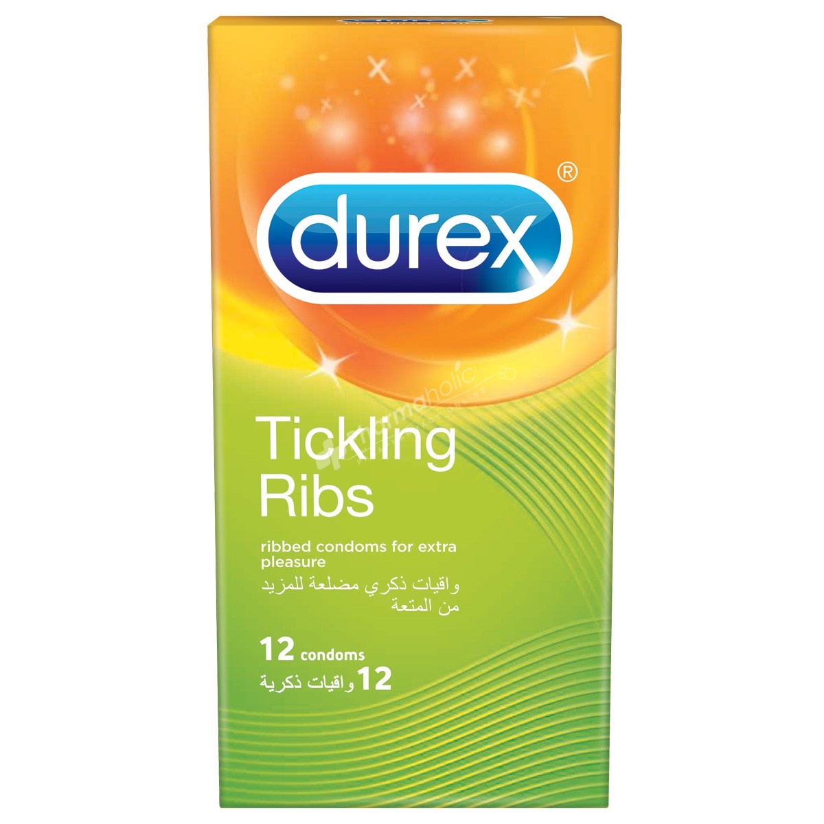 Durex-Tickling-Ribs-6-Condoms.jpg الواقي الذكري Durex Tickling Ribs 6 Condoms - الصورة 1