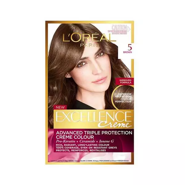 Loreal Excellence Hair Color Shade 5-Natural Brown Loreal Excellence Hair Color Shade 5-Natural Brown