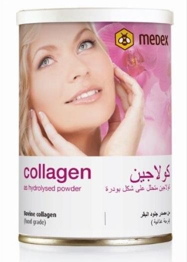 Medex-Collagen-Powder-150g.jpg الكولاجين Medex Collagen Powder 150g - الصورة 1