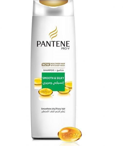 Pantene-Pro-V-Smooth-Silky-Shampoo-600-ml.jpg شامبو الشعر Pantene Pro-V Smooth & Silky Shampoo 600 ml - الصورة 1