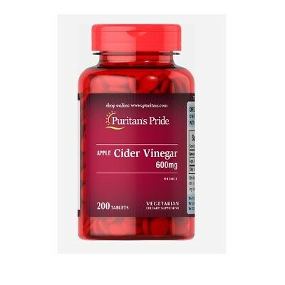 Puritans-Pride-Apple-Cider-Vinegar-480mg-200-Tab-Discont.jpg للتنحيف Puritans Pride Apple Cider Vinegar 480mg 200 Tablet - الصورة 1