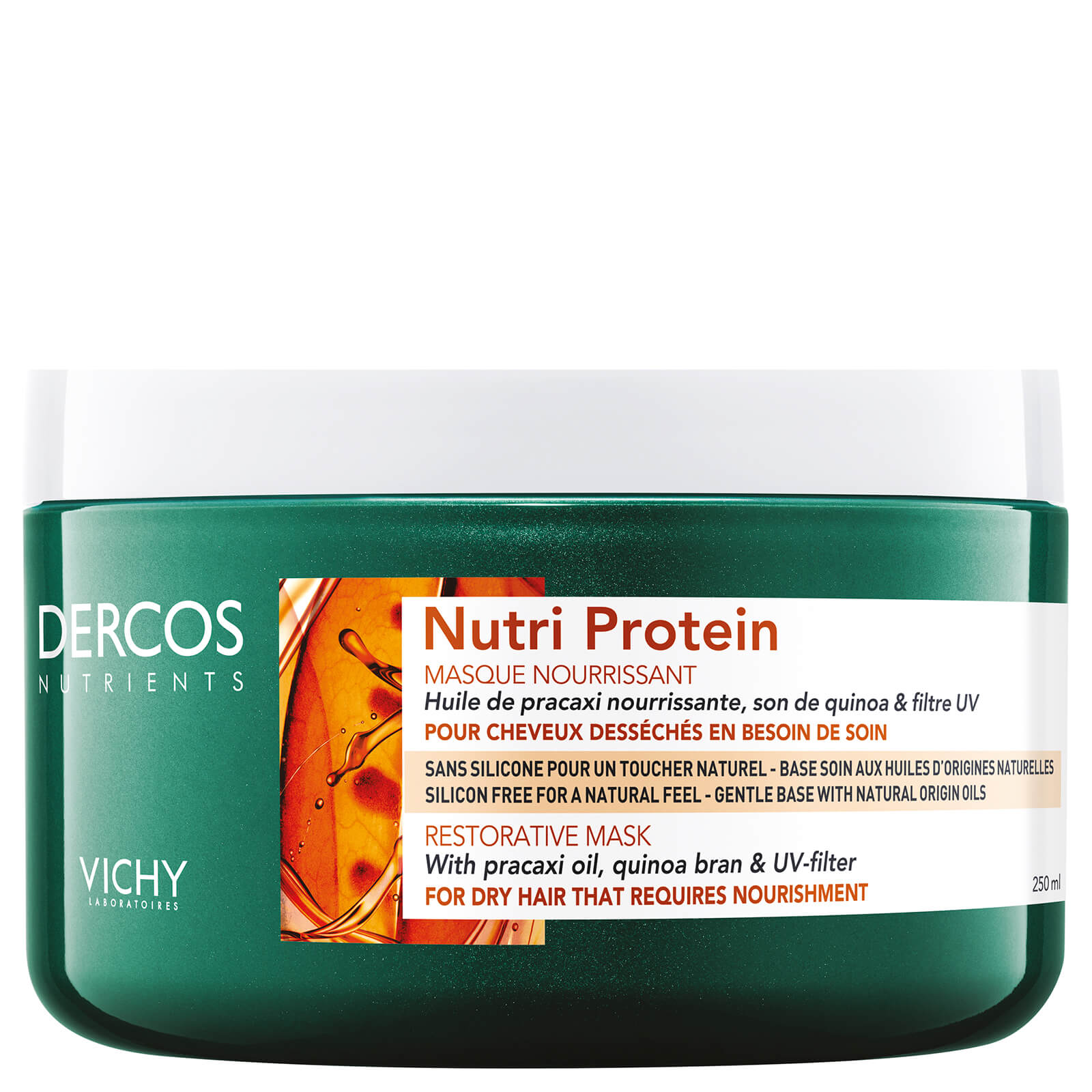 Vichy-Dercos-Nutrients-Nutri-Protein-For-Dry-Hair-Mask-250-ml.jpg ماسك الشعر Vichy Dercos Nutrients Nutri Protein Mask 250 ml - الصورة 1