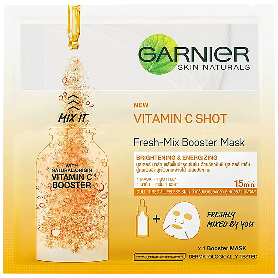 Garnier Skin Active Fresh Mix Vitamin C Tissue Mask Garnier Skin Active Fresh Mix Vitamin C Tissue Mask