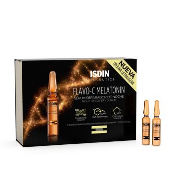 ISDIN Flavo-C Melatonin Night Recovery Serum 10 Amp