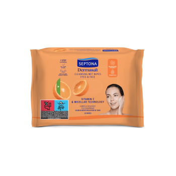 Septona Micellaire Daily Clean Make Up Remover Wipes (Normal & Mixed Skin) 20 Pcs