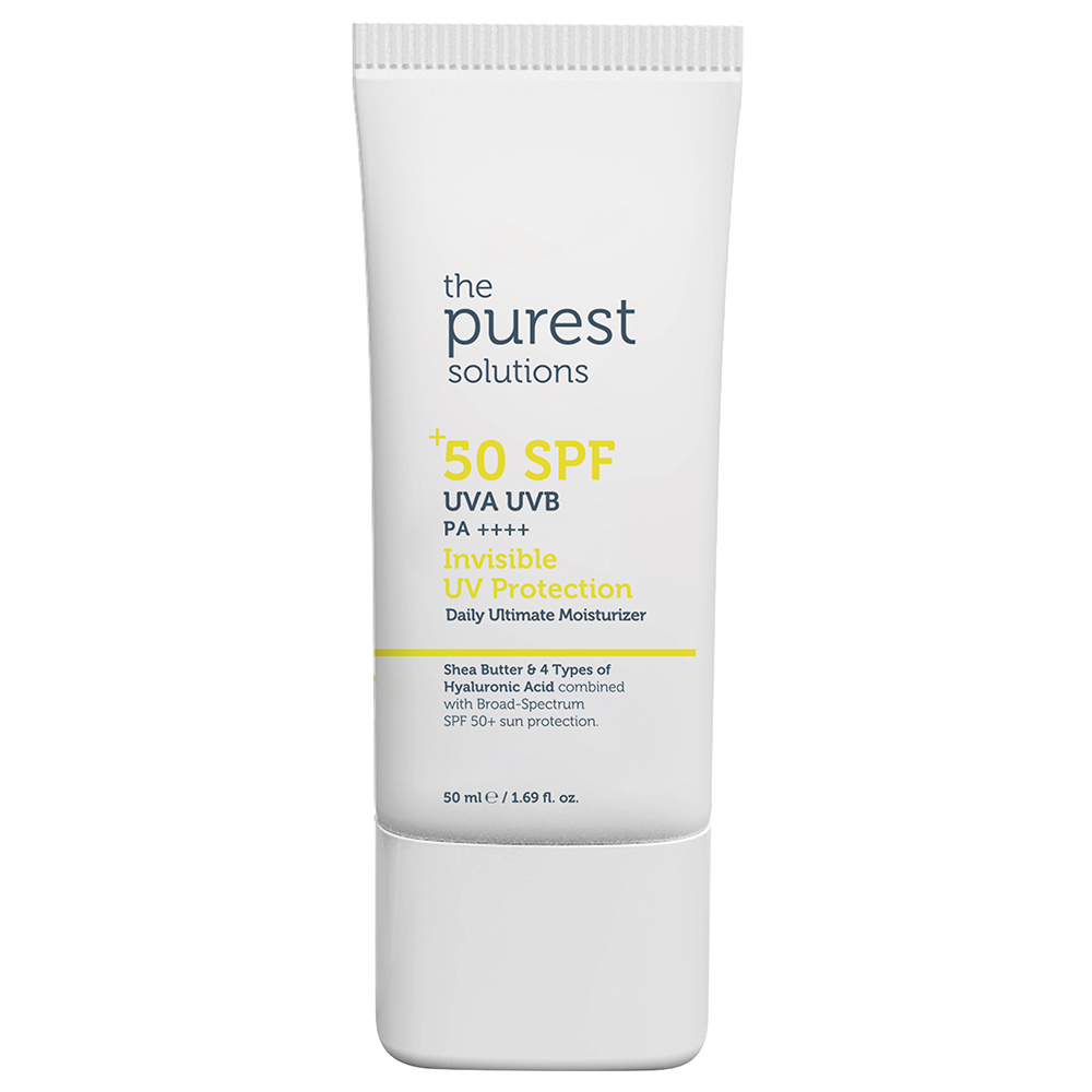 Print The Purest Solutions Sunblock Spf 50+ Invisible UV Protection 50ml