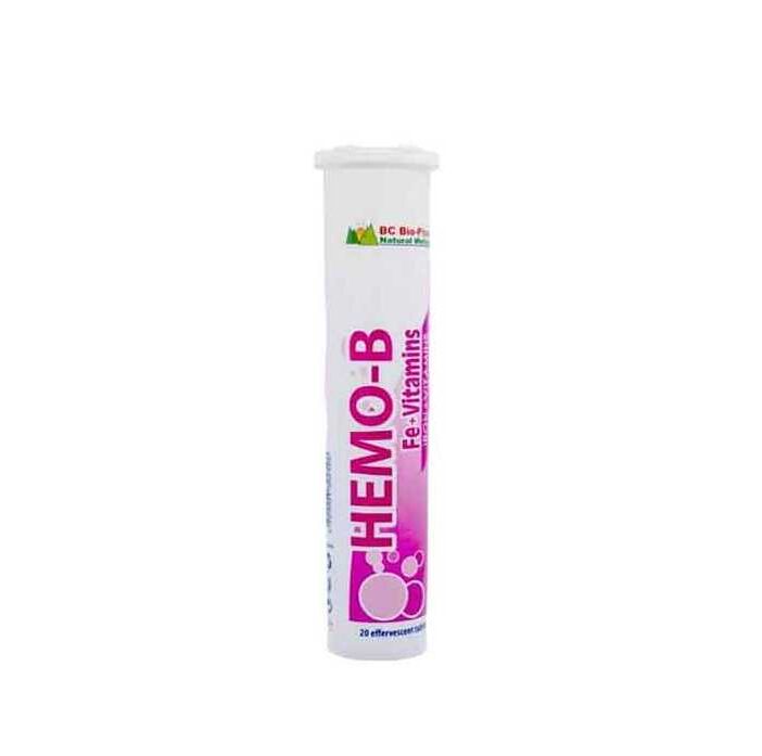 Bio-Pharm Hemo-B 20 Effervescent Tablets Bio-Pharm Hemo-B 20 Effervescent Tablets