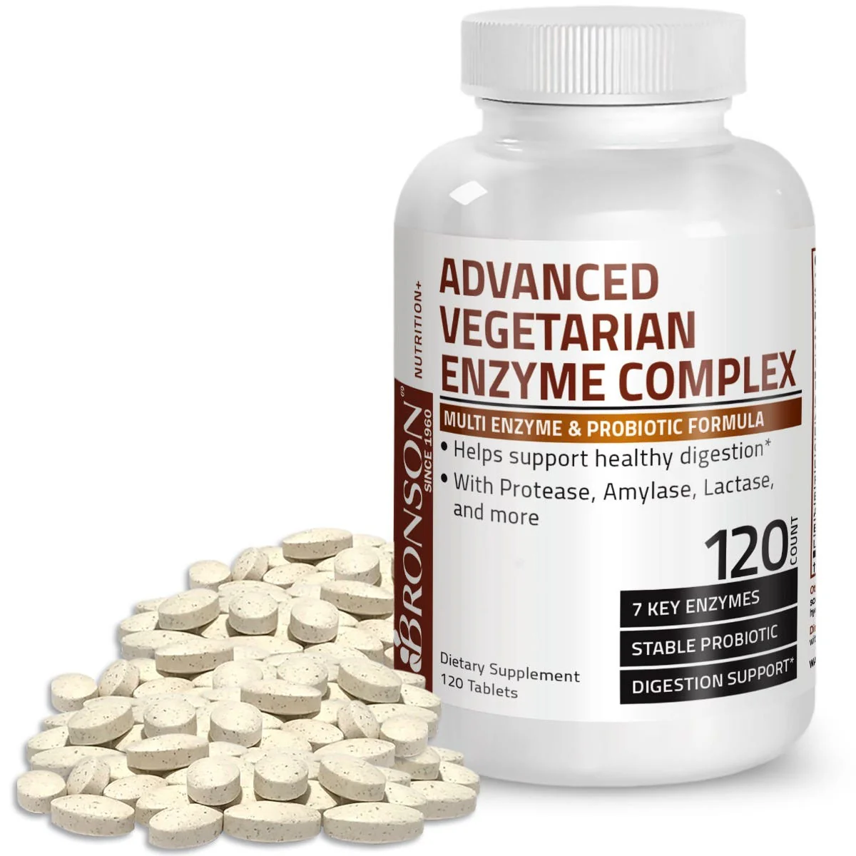 Bronson Enzyme Complex 60 Tablets Bronson Enzyme Complex 60 Tablets