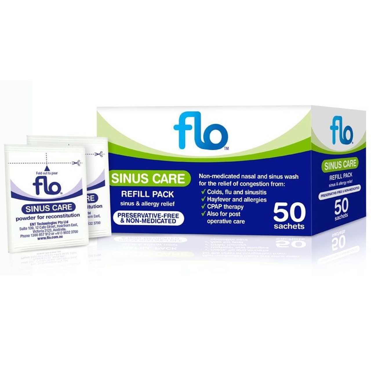 Flo Sinus Care Refill Pack 50 Sachets Flo Sinus Care Refill Pack 50 Sachets