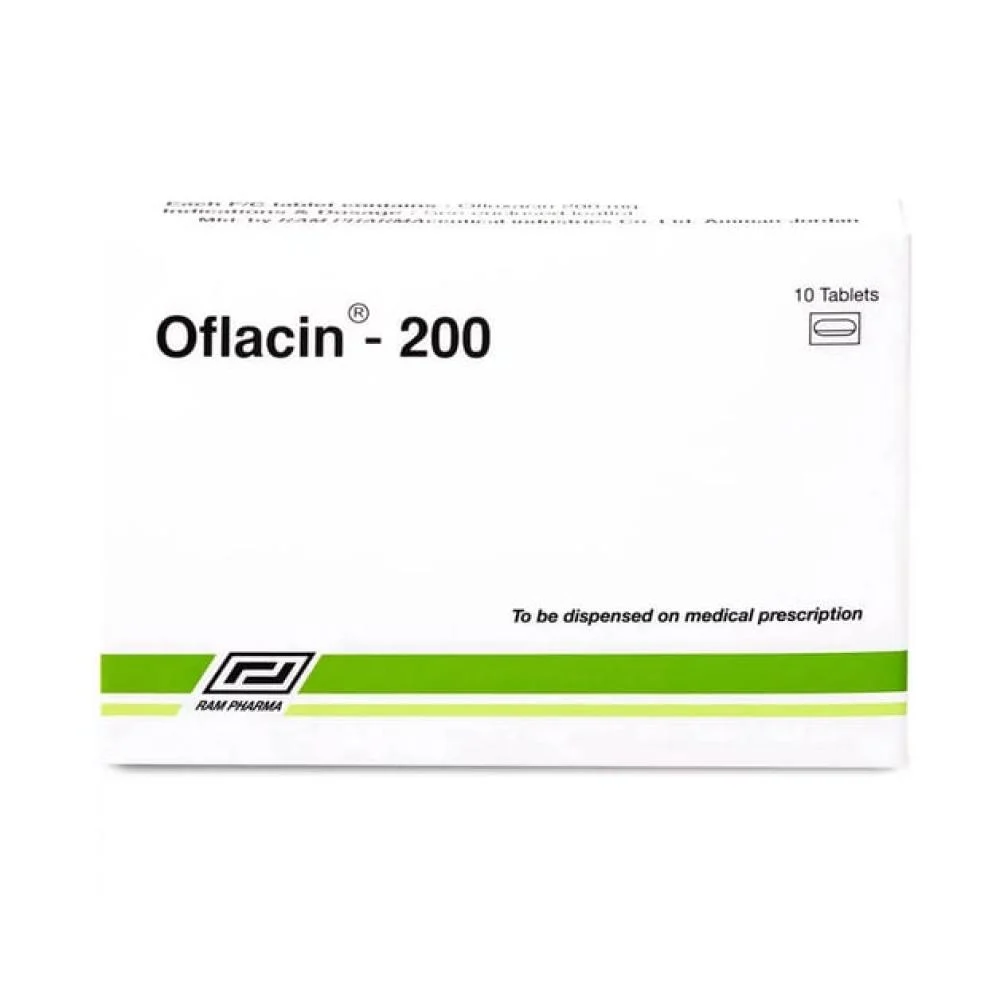 Oflacin 200mg 10 Tablets Oflacin 200mg 10 F/C Tablets