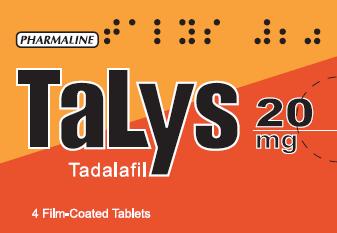 Talys 20mg 4 Tablets