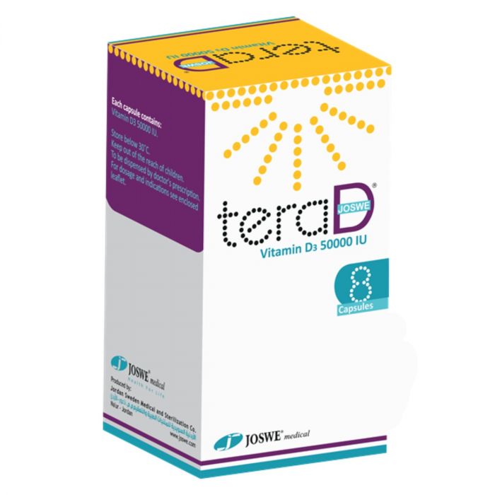 Tera D 50,000 IU 8 Capsules Tera D 50,000 IU 8 Capsules