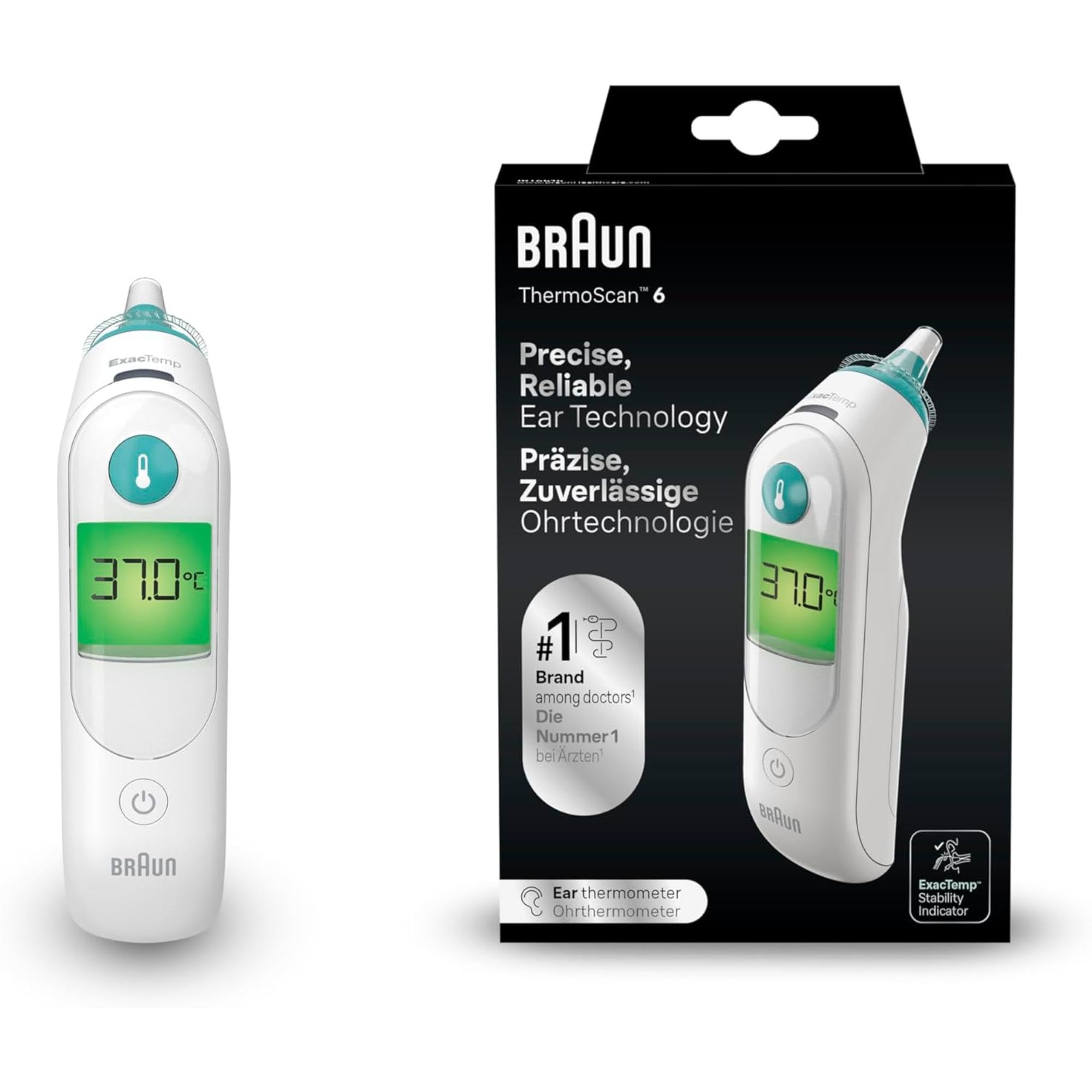 Braun Thermoscan 6 Ear Thermometer IRT6515 Braun Thermoscan 6 Ear Thermometer IRT6515