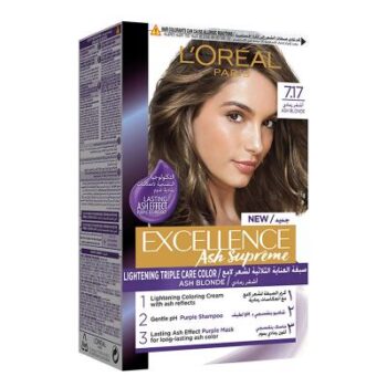 Loreal Excellence Ash Supreme Hair Color Shade 7.17