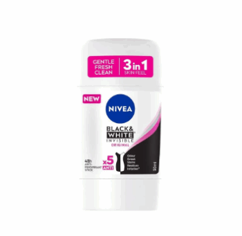 Nivea Invisible Black & White Original Deodorant Stick For Women 50ml