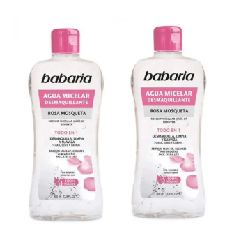 Offer Babaria Rosa Mosqueta Micellar Water 400ml – 2 Pcs Special Price
