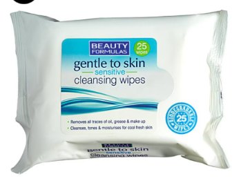 Beauty Formulas Sensitive Cleansing Wipes 25 Pcs Beauty Formulas Sensitive Cleansing Wipes 25 Pcs