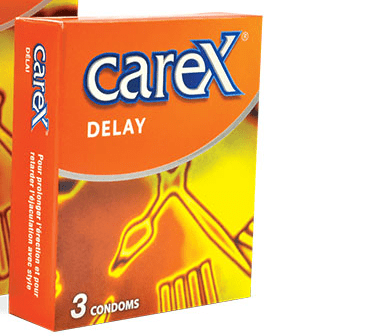 Carex Power Shot Delay 3 Condoms Carex Power Shot Delay 3 Condoms