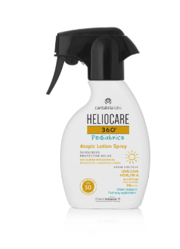 Heliocare 360 Pediatrics Sunblock Spf 50 Water Resistant Atopic Lotion Spray 250ml