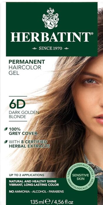 Herbatint Permanent Hair Color Gel Shade 6D