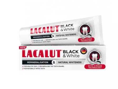 Lacalut Black & White TP 75ml Lacalut Black & White T/P 75ml