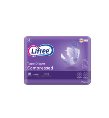 Lifree Compressed (S) 18 Adult Diapers