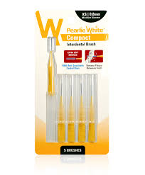 Pearlie White Compact Interdental Toothbrush (XS) 0.8 mm 5 Pcs