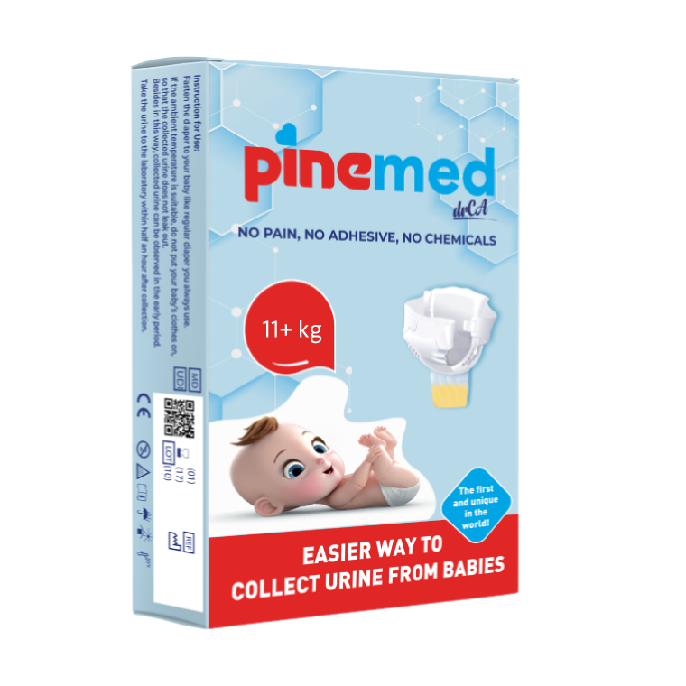 Pinemed Baby Diaper With Urine Collecting Bag-L 11+ Pinemed Baby Diaper With Urine Collecting Bag-L 11+