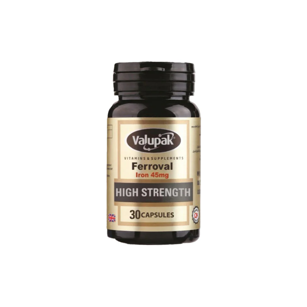 Valupak Ferro Val 30 Capsules Valupak Ferro Val 30 Capsules