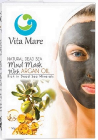 Vita Mare Natural Dead Sea Mud Mask with Argan Oil 50g