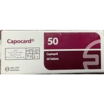 Capocard 50mg 20 Tablets