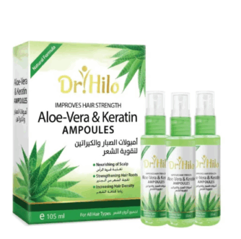 Dr. Hilo Aloevera and Keratin Amp 3