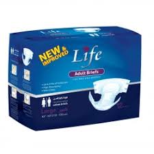 Life Briefs Unisex (L) 12 Diapers