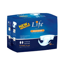 Life Briefs Unisex (XL) 10 Diapers