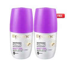 Offer Beesline Whitening Deodorant Beauty Pearl Roll On 50ml Buy 1 Get 1 Free