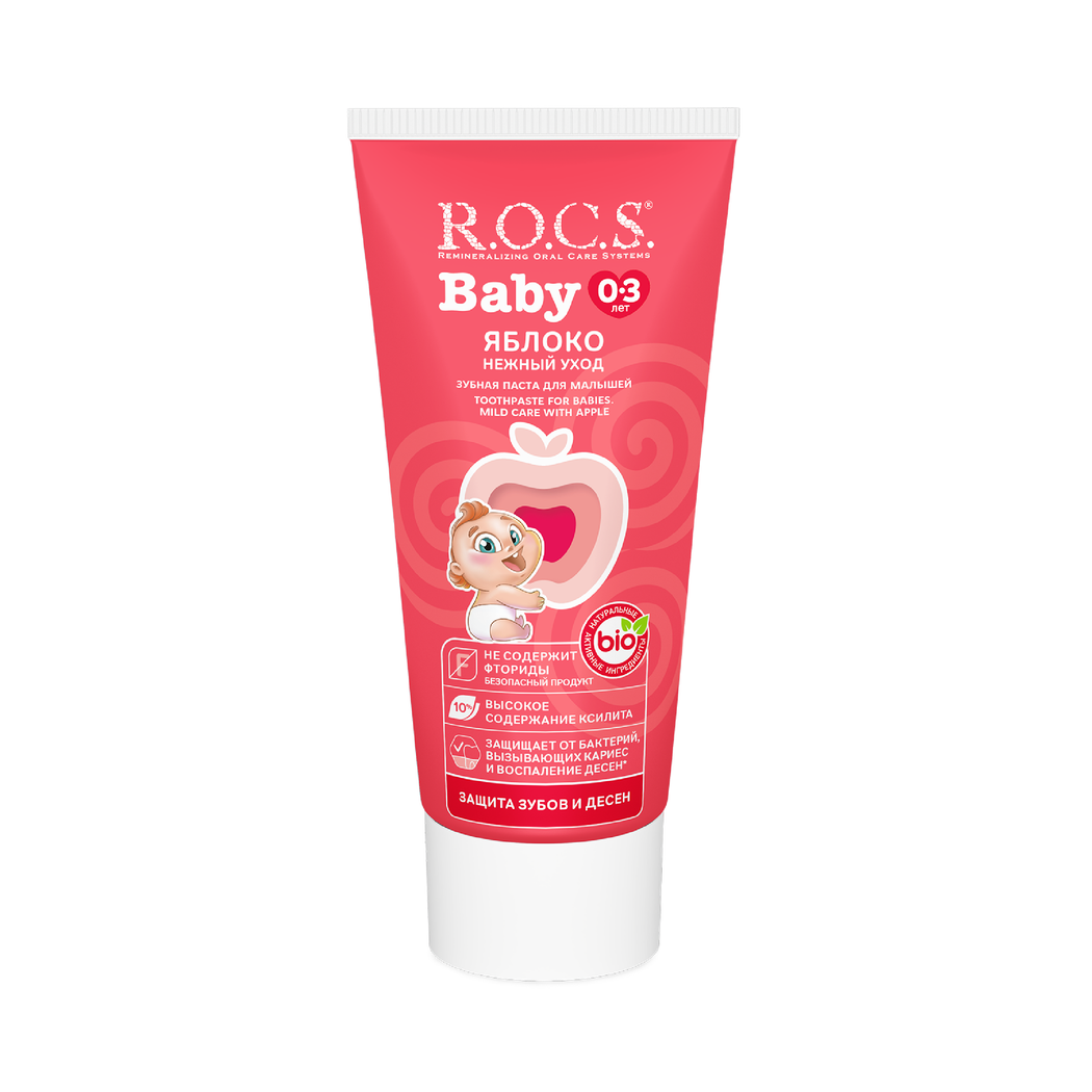ROCS Baby Apple Toothpaste 45g ROCS Baby Apple Toothpaste 45g