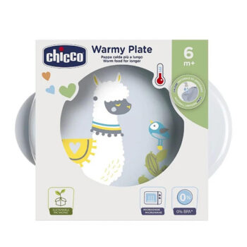 Chicco Warmy Plate Grey 6M+