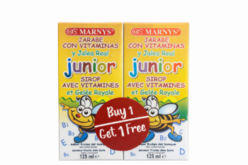 Marnys Junior Syrup With Vitamins & Royal Jelly 125ml Buy 1 Get 1 Free