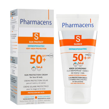 Pharmaceris S Sun Protection Cream For Babies & Children Face & Body SPF50+,125ml