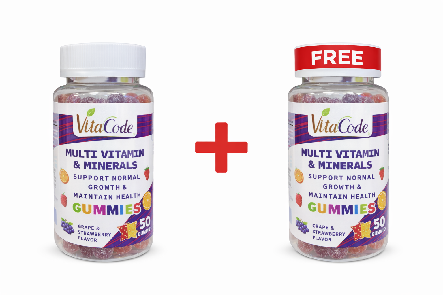 Vitacode Multivitamin and Minerals 50 Gummies Buy 1 Get 1 Free Vitacode Multivitamin and Minerals 50 Gummies Buy 1 Get 1 Free