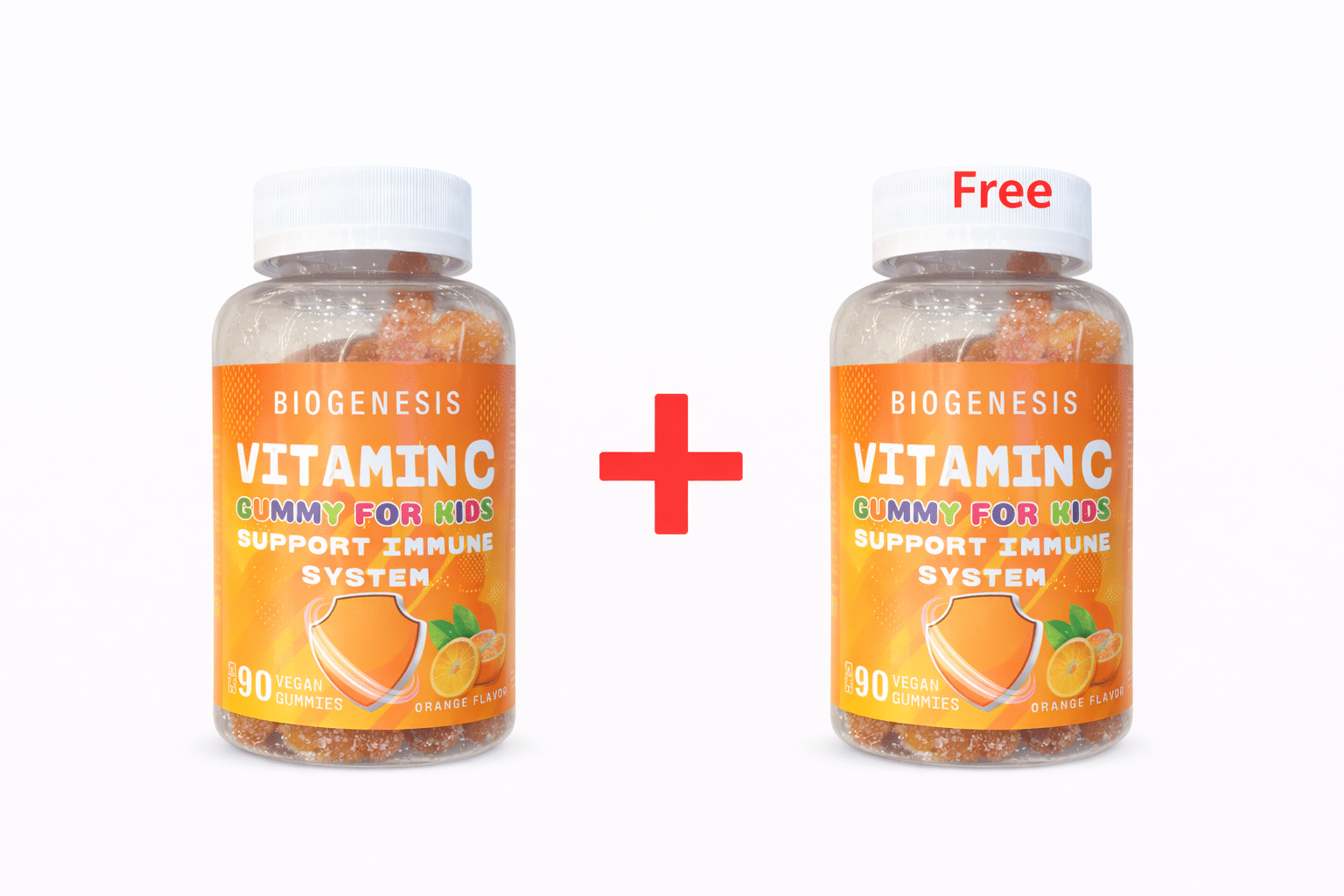 فيتامين سي للأطفال علبة والثانية مجانًا Biogenesis Vitamin C for kids 90 Gummies Buy 1 Get 1 Free فيتامين سي للأطفال علبة والثانية مجانًا Biogenesis Vitamin C for kids 90 Gummies Buy 1 Get 1 Free