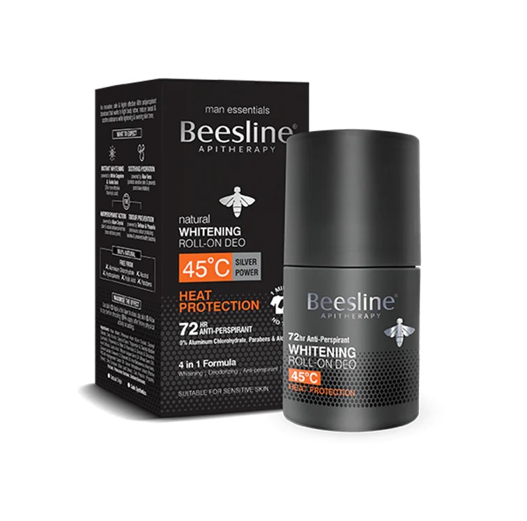 Beesline Men Whitening Deodorant Heat Protection Roll On 50ml Beesline Men Whitening Deodorant Heat Protection Roll On 50ml
