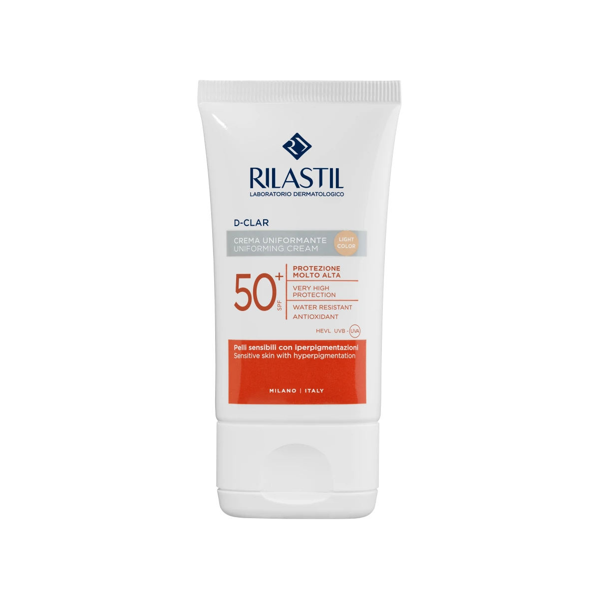 Rilastil D-Clar Uniforming cream SPF50+ Light color 40ml Rilastil D-Clar Uniforming cream SPF50+ Light color 40ml