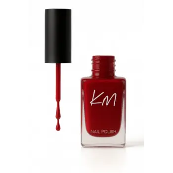 KM Nail Polish No 121 Long Lasting Shine Flawless Manicure for Women 12ml