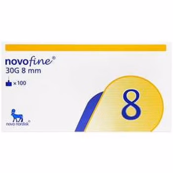 Novofine Pen Needles 8mm/30G Tip- 1Pcs