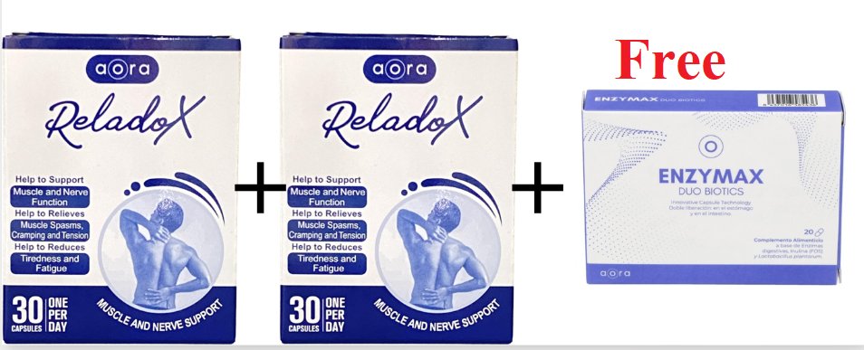 Offer Reladox 30 Capsules Buy 2 Get 1 Enzymax Duobiotics 20 Capsules Free. Offer Reladox 30 Capsules Buy 2 Get 1 Enzymax Duobiotics 20 Capsules Free