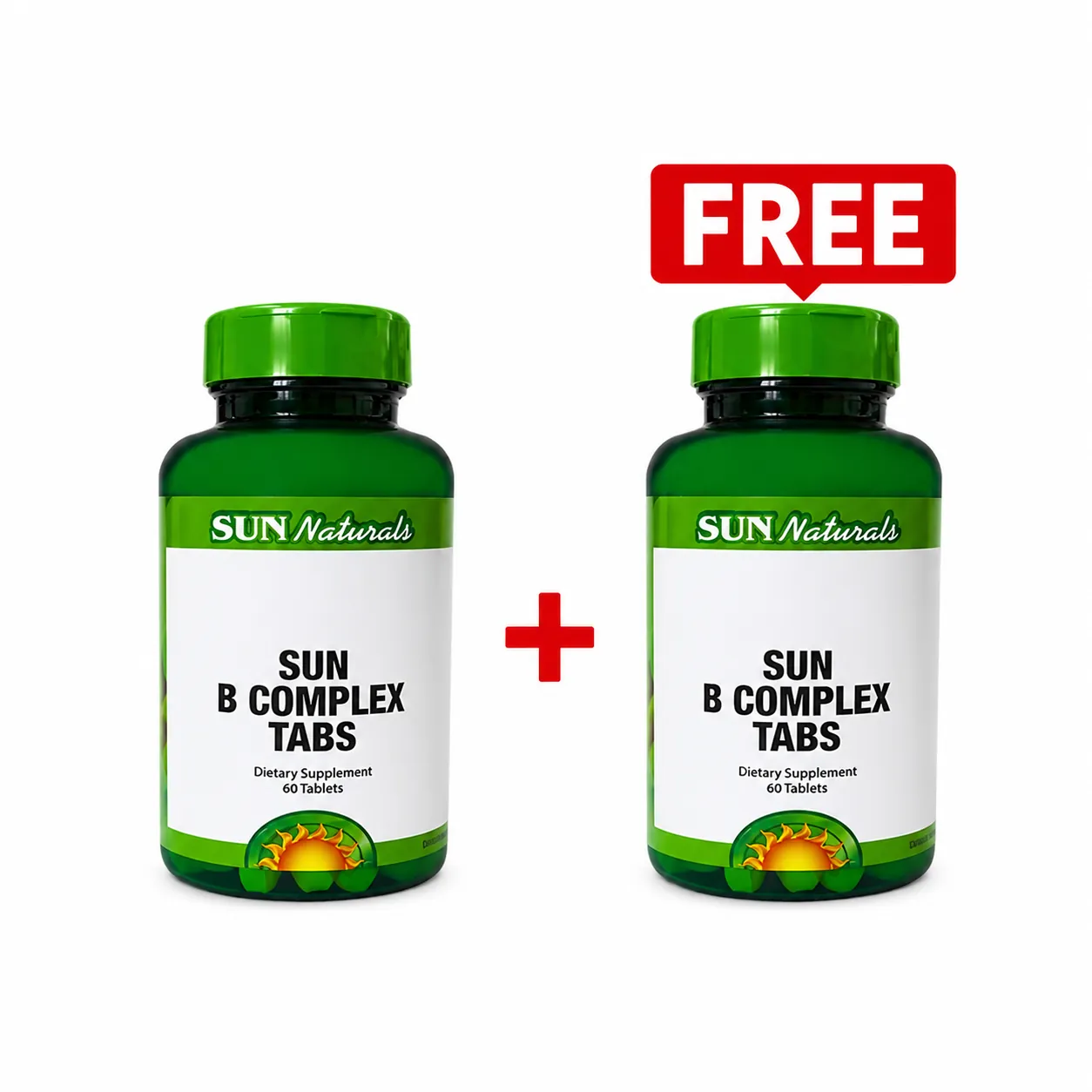 Offer Sun Naturals Sun B Complex 60 Tablets Buy 1 Get 1 Free Offer Sun Naturals Sun B Complex 60 Tablets Buy 1 Get 1 Free